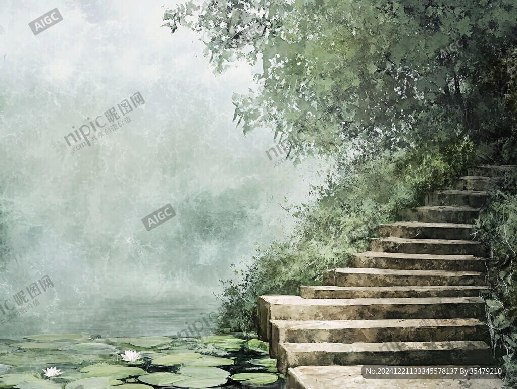水边台阶