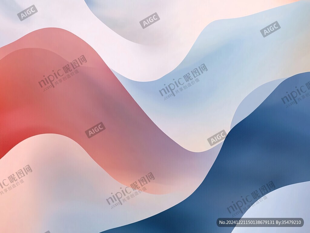 简洁大气拼色曲线纹理