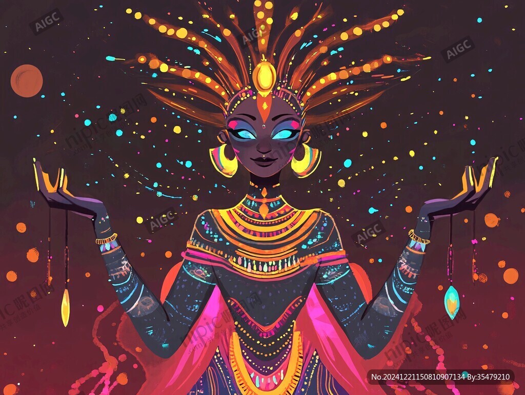 皇后插画