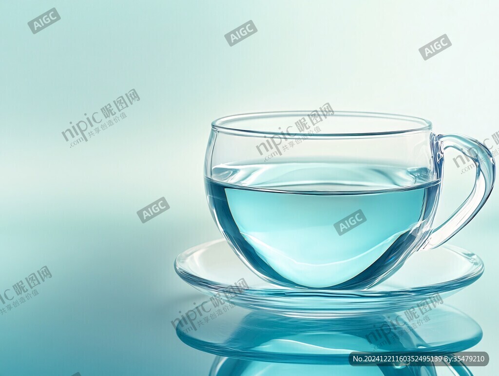 水杯插画