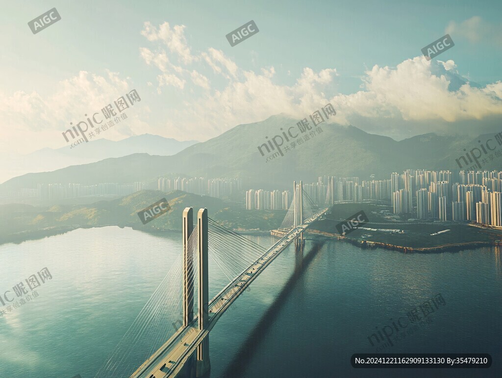 插画深中通道