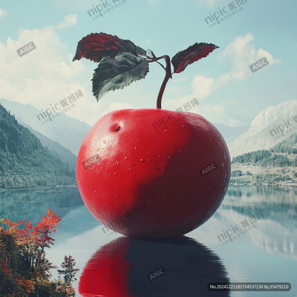 创意红苹果