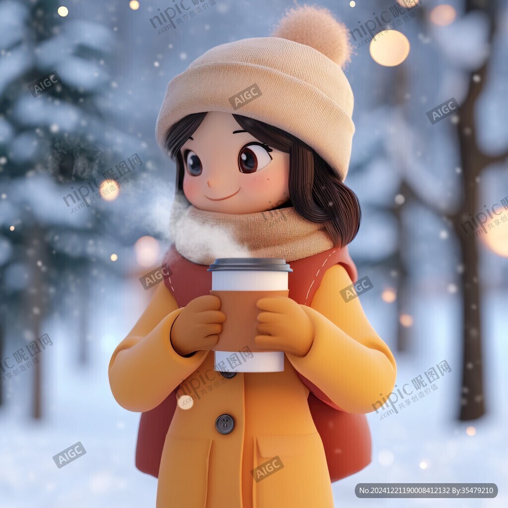 插画款冬