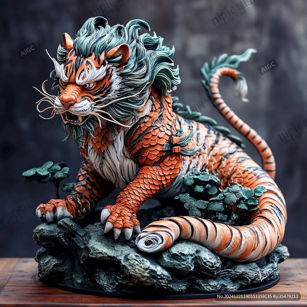 虎镇摆件