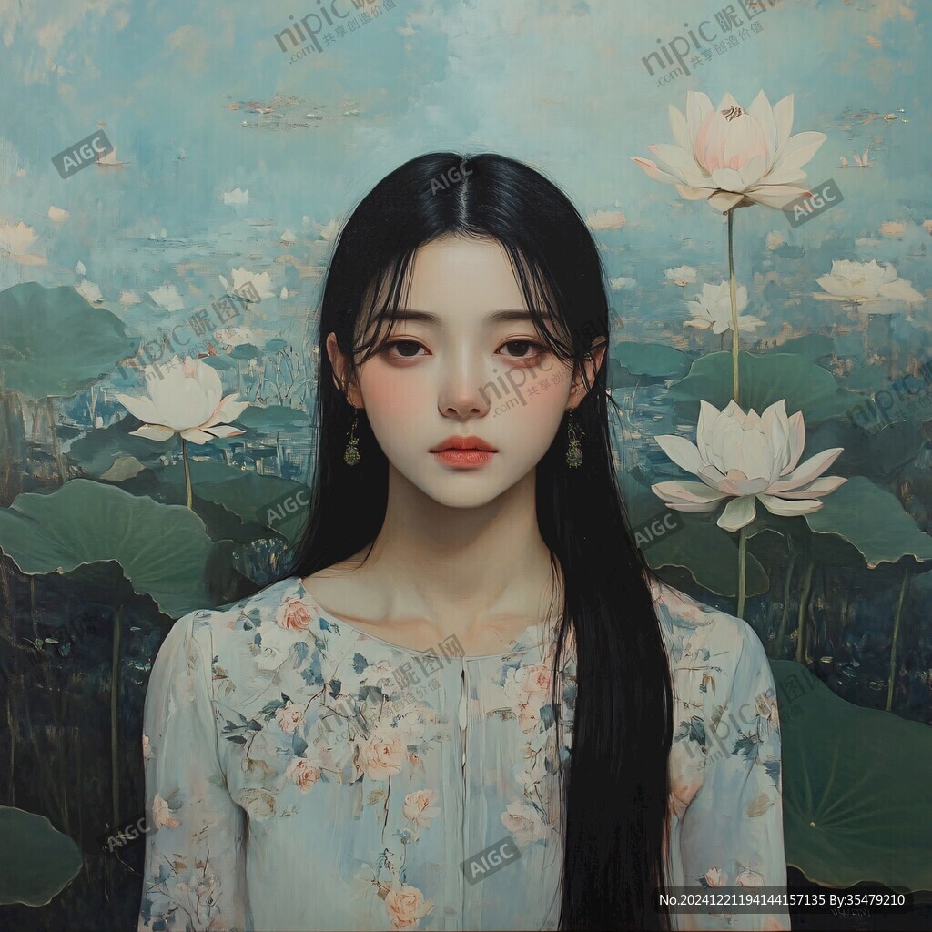 荷花少女