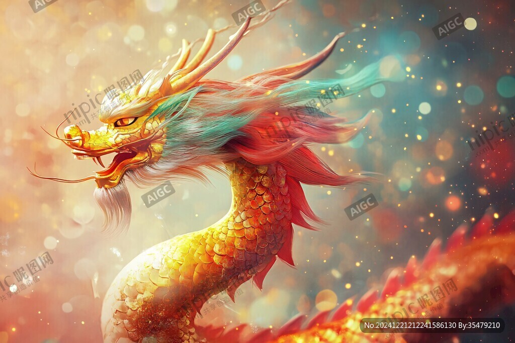 龙年横版插画
