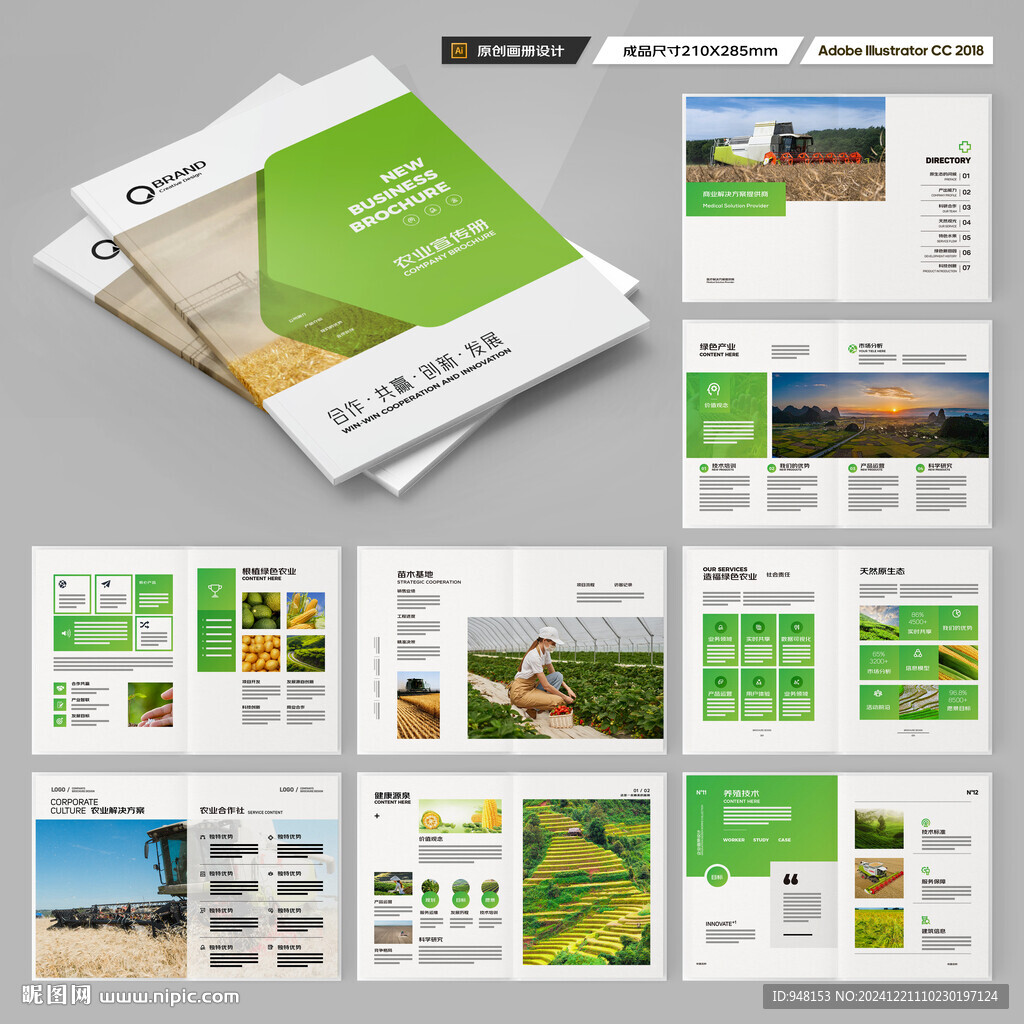 农业合作社画册