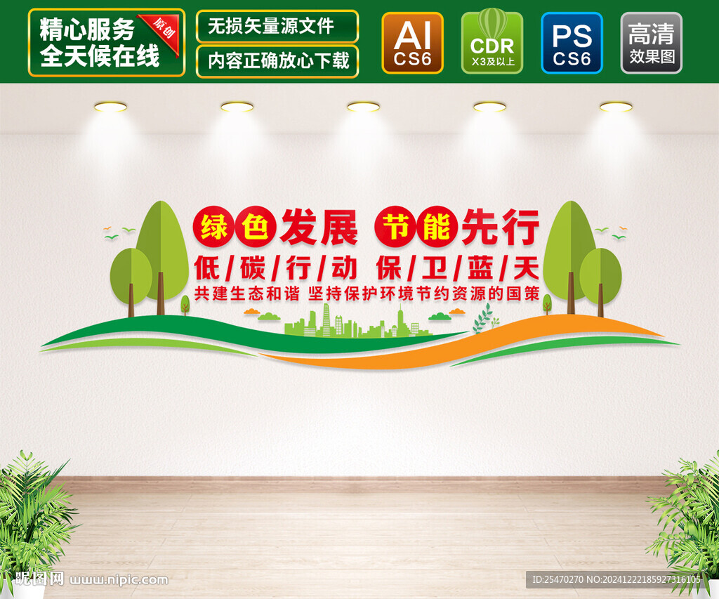 节能低碳文化墙