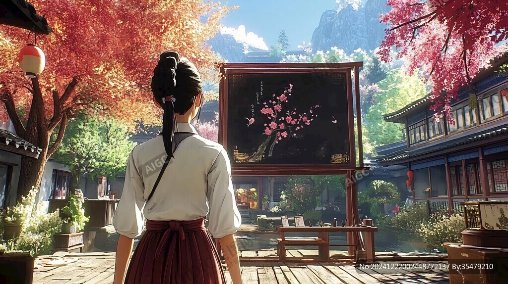 学堂场景再现