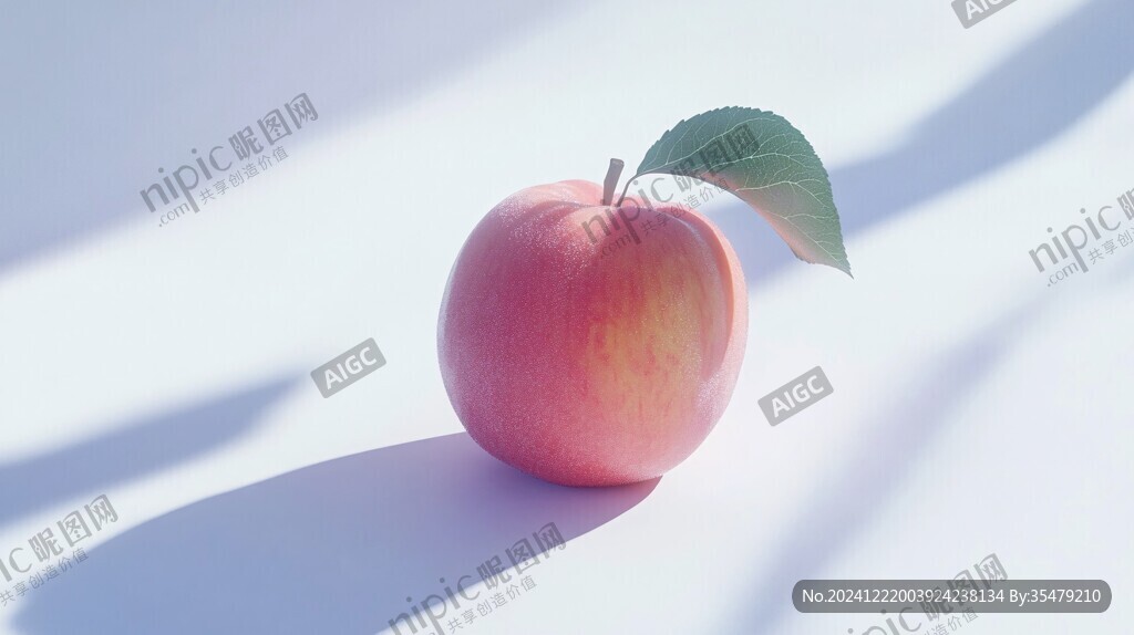 lowpoly苹果