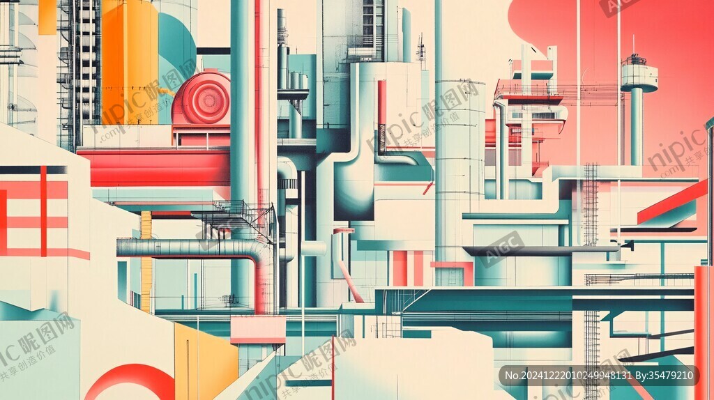 工业插画