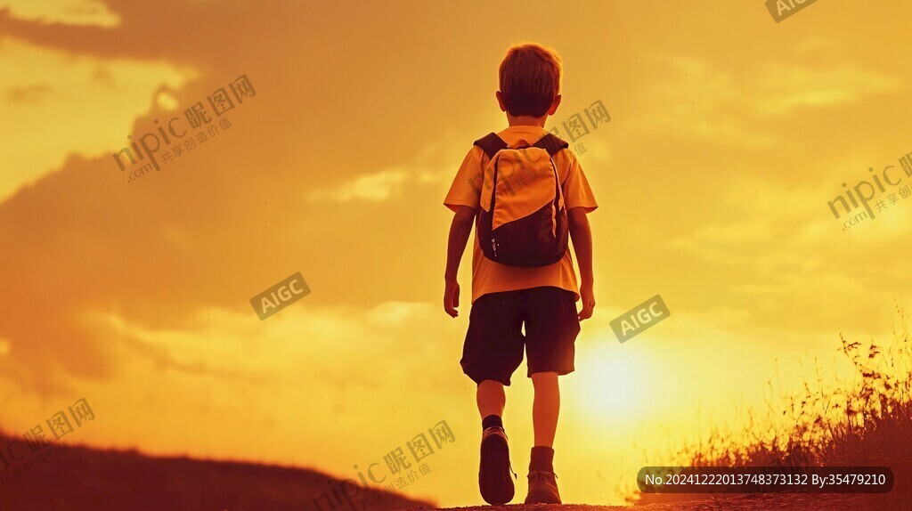 回家路上童年少年