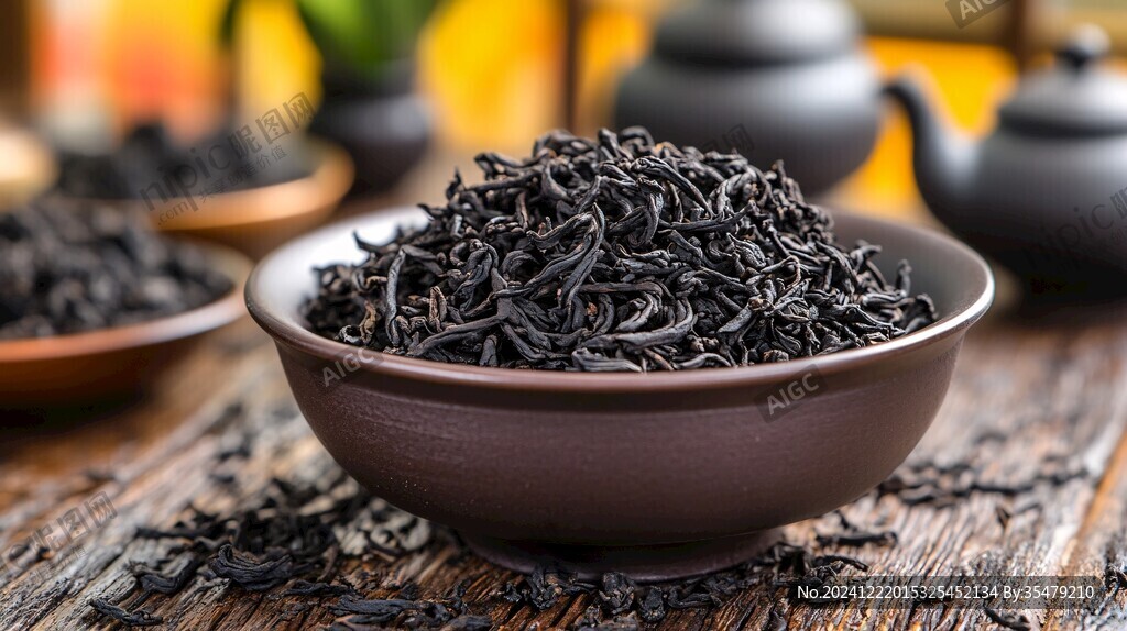 红茶茶叶素材