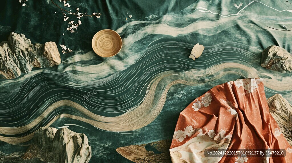 新中式海浪浪潮