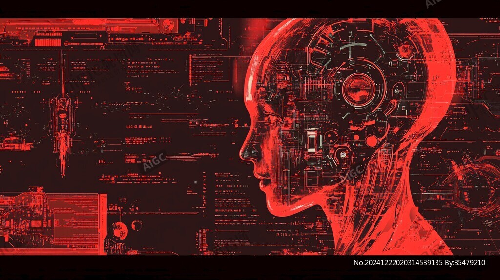 科技感人物界面