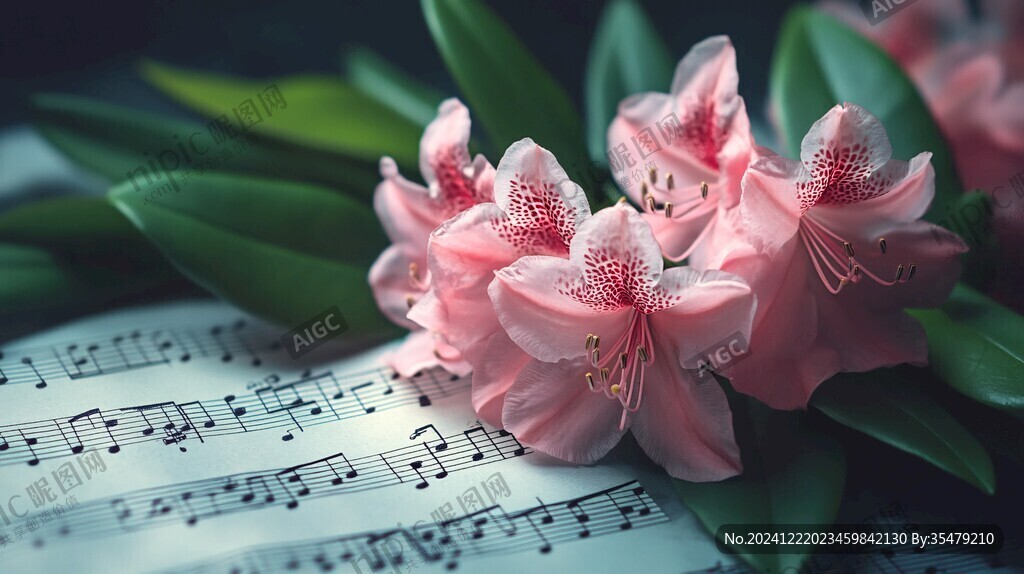 唯美百合花