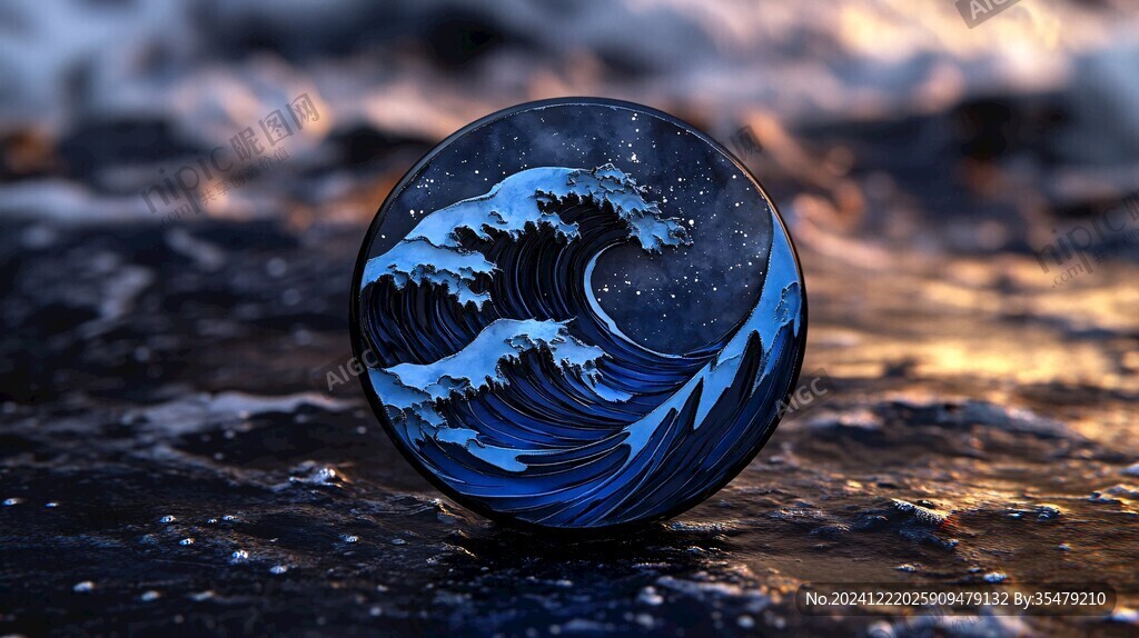 新中式海浪