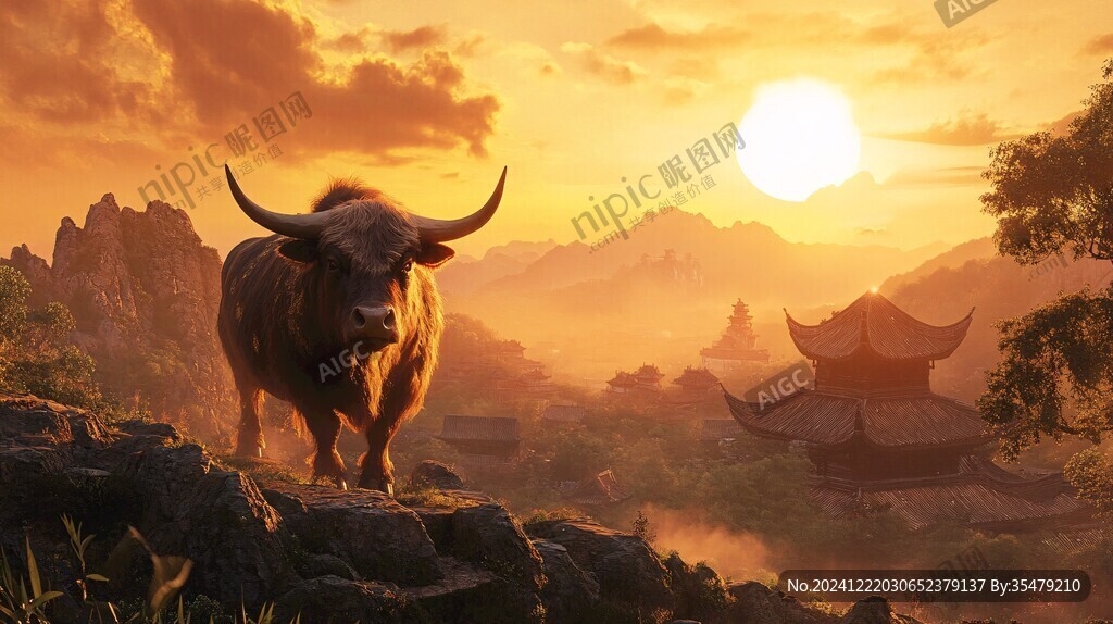 神牛凝望