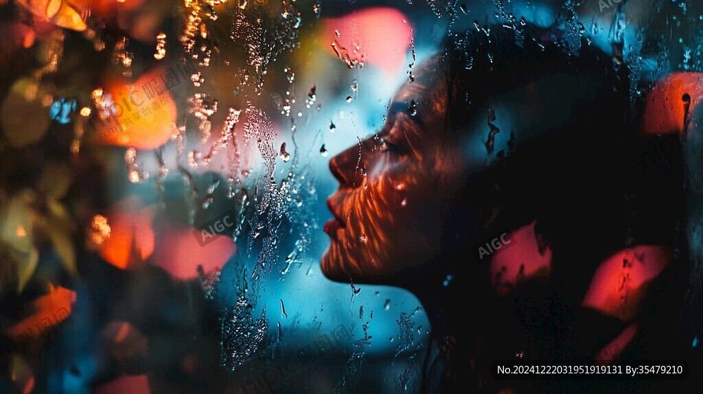 雨中少女