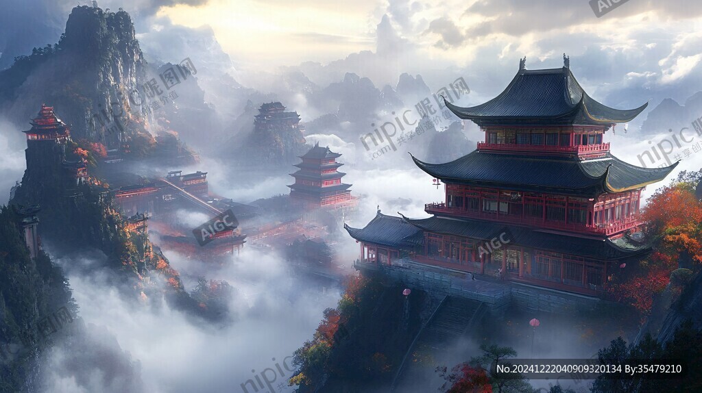 古风仙境天上宫阙