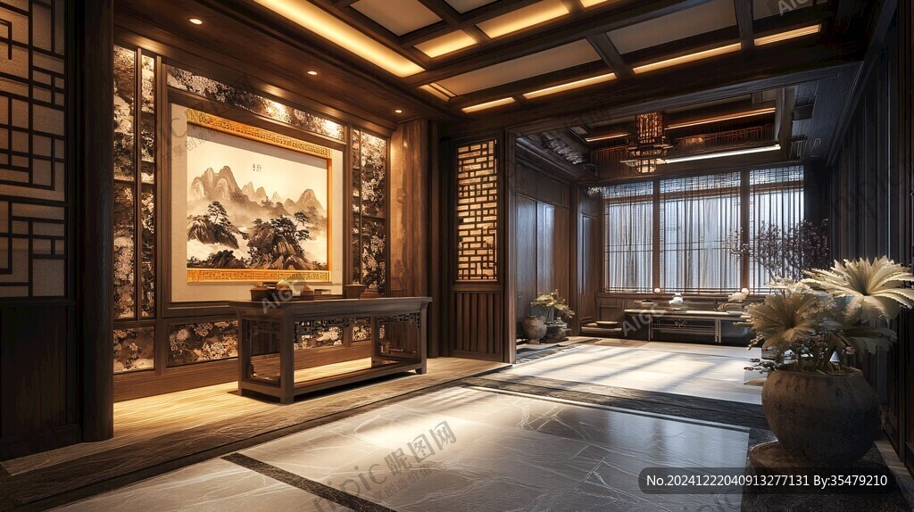 中式迎宾区