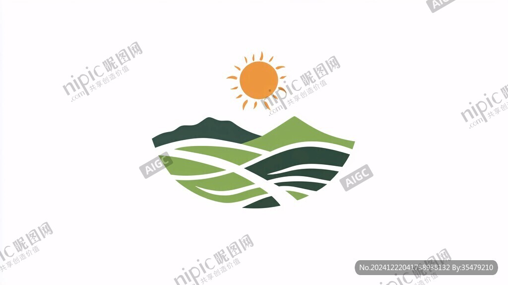 田园风光标志