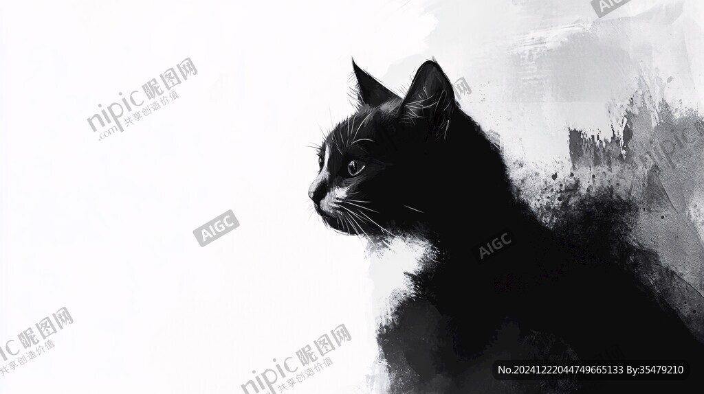 猫水墨
