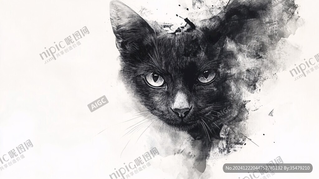 猫水墨