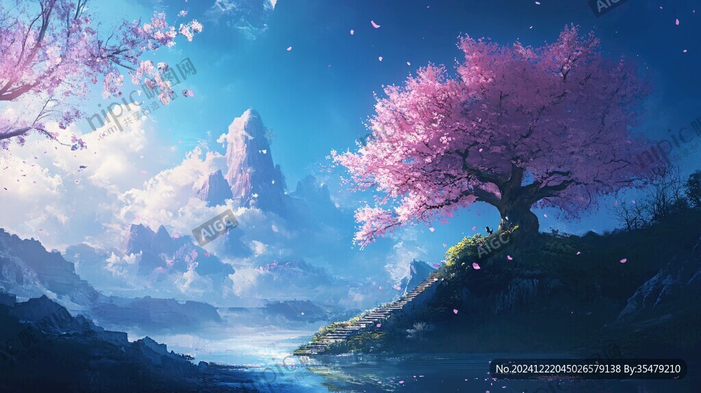 唯美樱花树