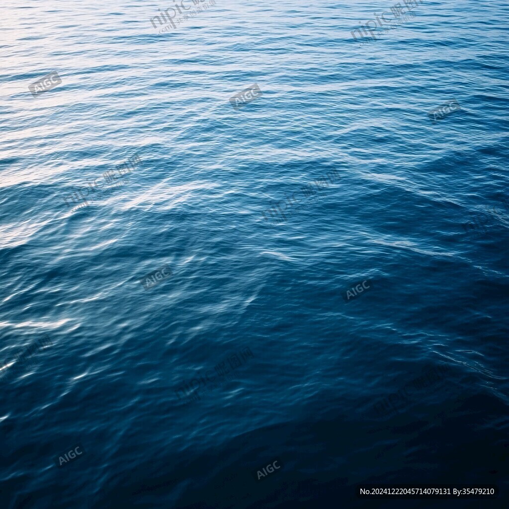 蔚蓝海水深蓝大海