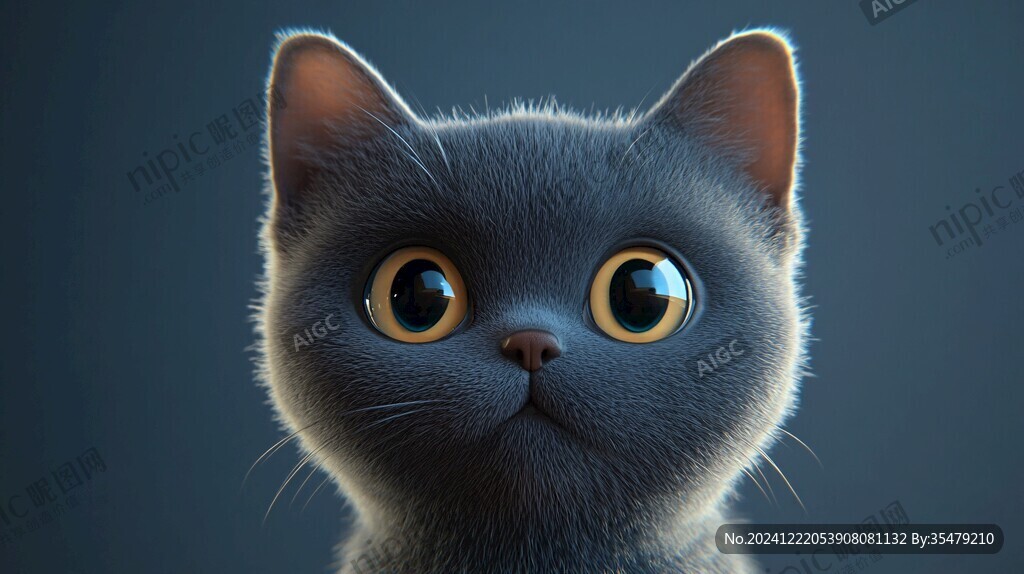 3d卡通猫咪