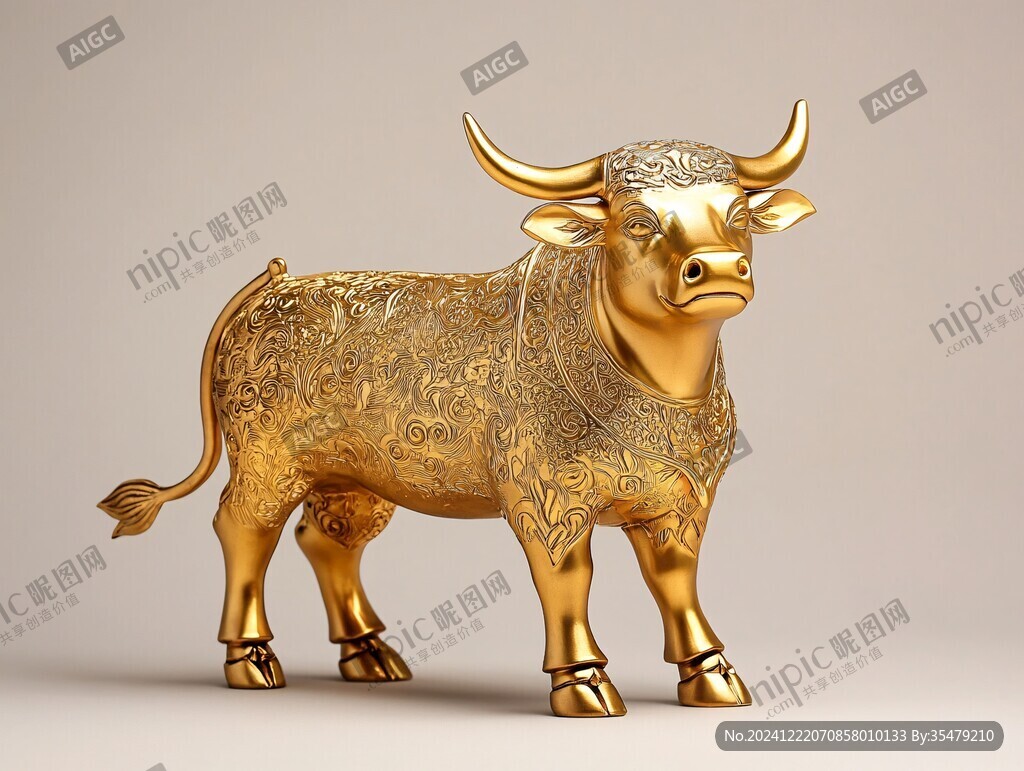 金属质感牛