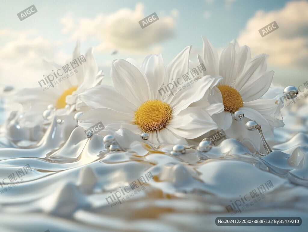 3d立体唯美花卉