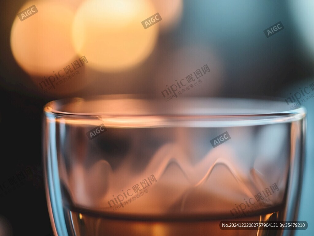 玻璃杯光影