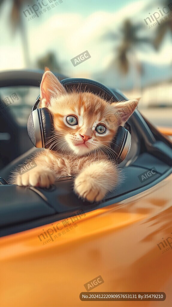 猫咪开车