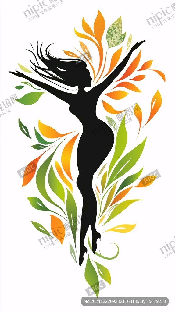 跳舞的女人logo