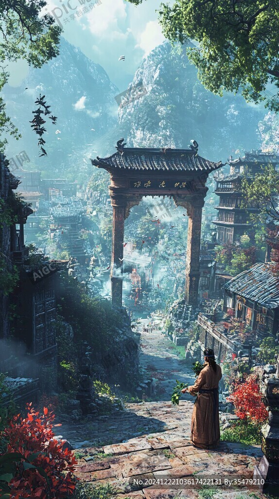 古风人物大场景