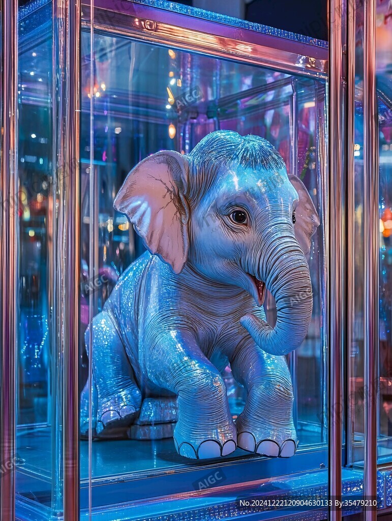动物元素橱窗