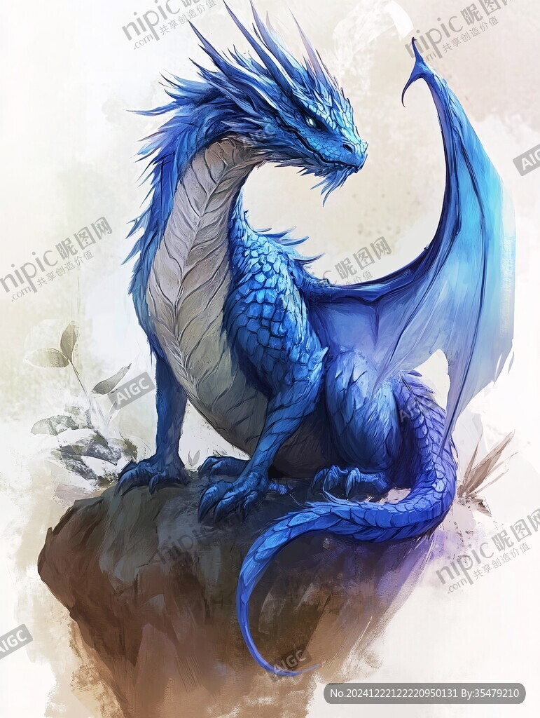 q版龙插画