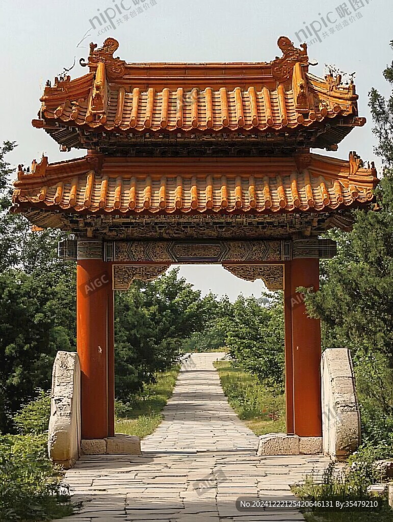 泰陵神道门户
