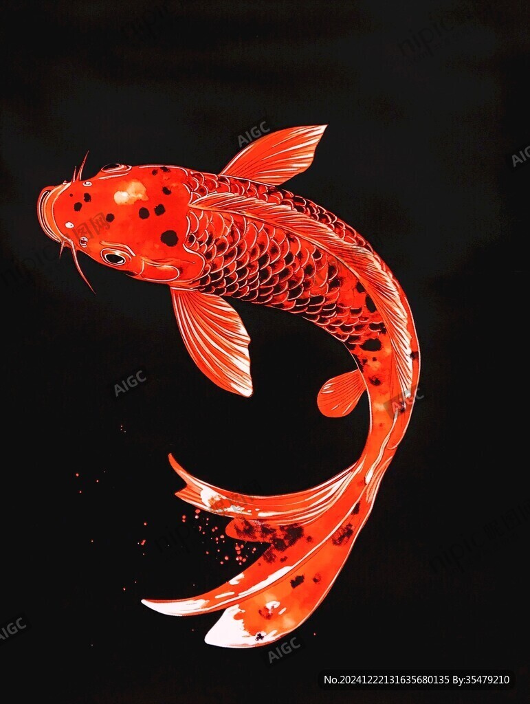 插画锦鲤