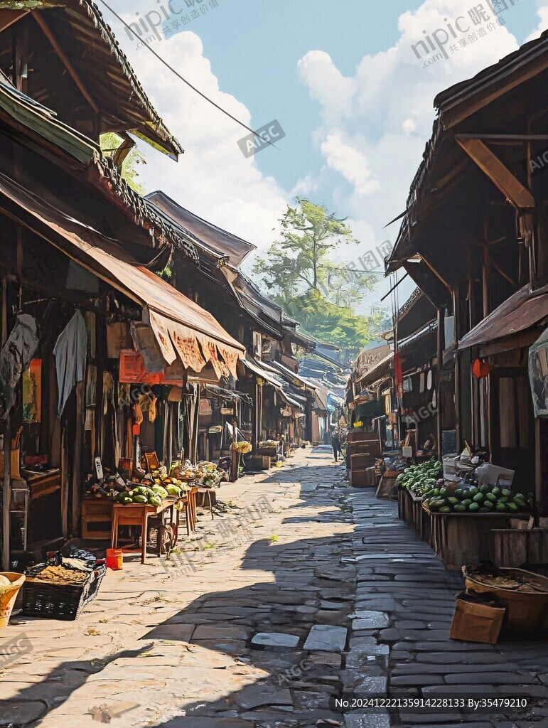 横店插画