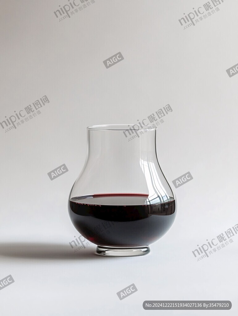 红酒杯棚拍