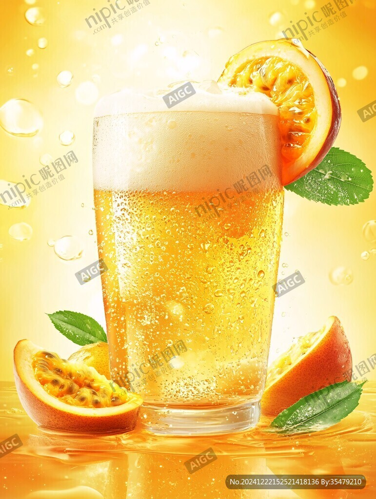 夏日饮品啤酒