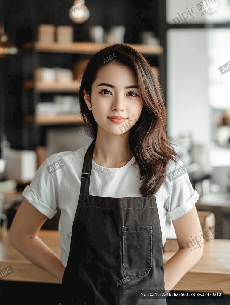 奶茶店小姐姐