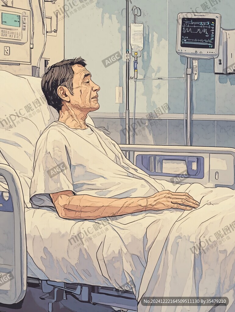 中年男人插画