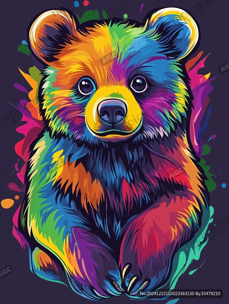 绚丽小熊