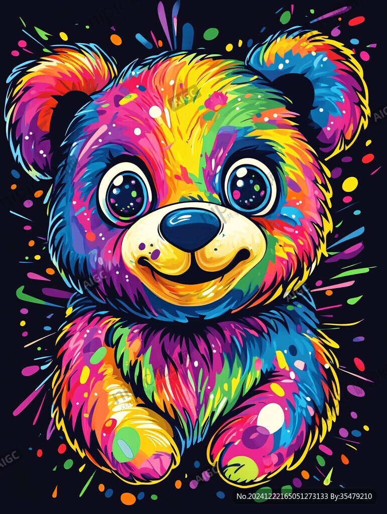 绚丽小熊