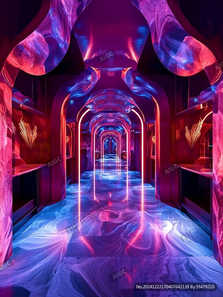 神秘色彩走廊