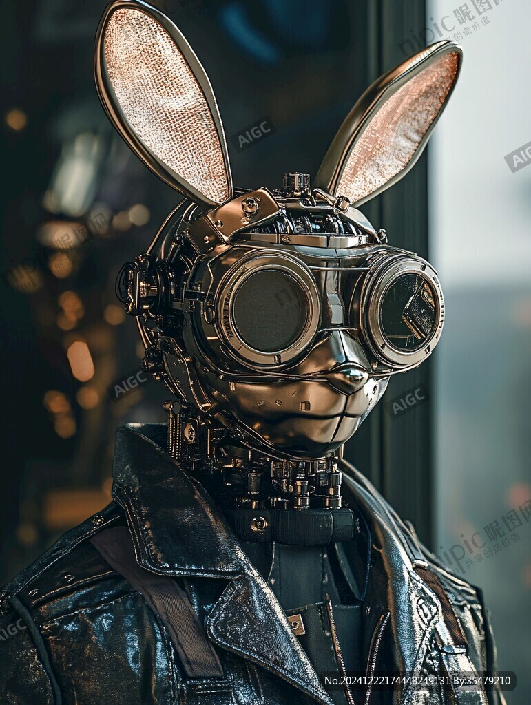 酷帅霸气兔形象